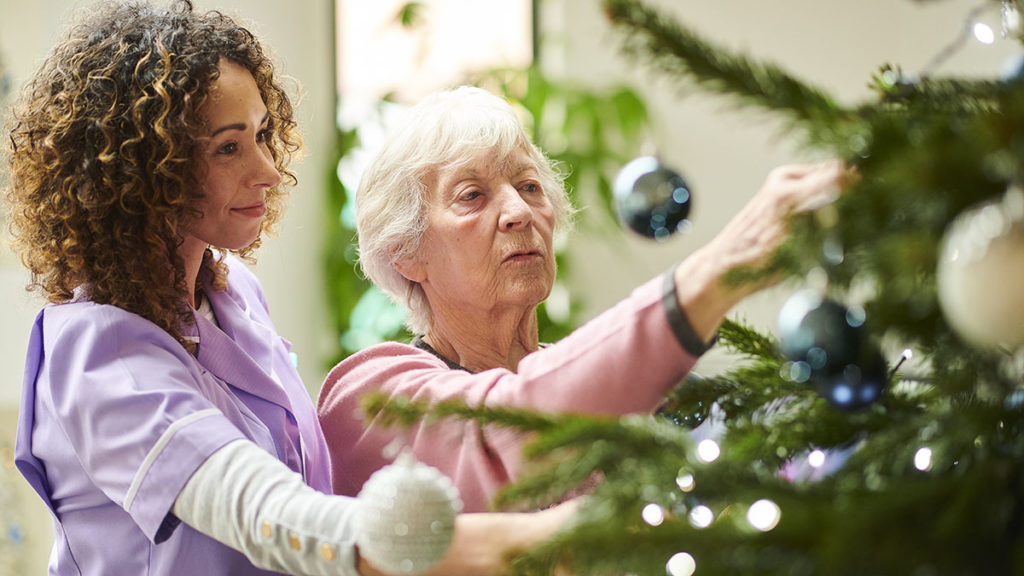 Bringing the holidays into the nursing home